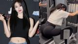 Ji Yeon (T-ara) tập vòng 3 với mức tạ hơn 80 kg